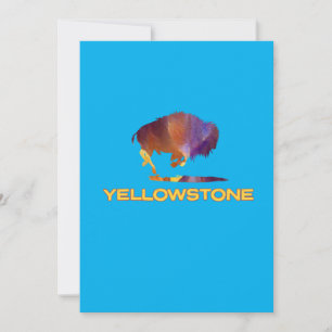 Yellowstone Nationalpark mit Bär Einladung