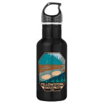 Yellowstone Nationalpark Mud Vulkan Vintag