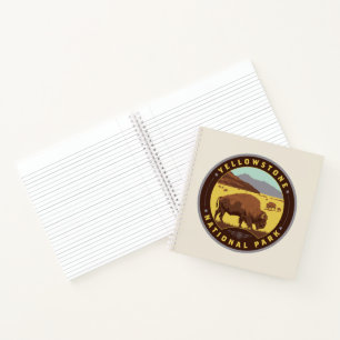 Yellowstone-Nationalpark Notizbuch