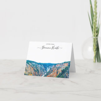 Yellowstone Nationalpark Personalisierte Karte