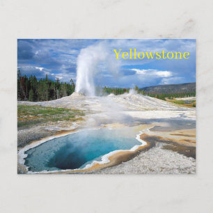 Yellowstone Nationalpark Postcard Postkarte