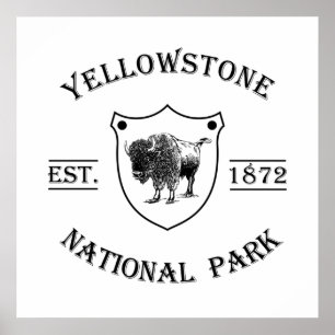 Yellowstone Nationalpark Poster