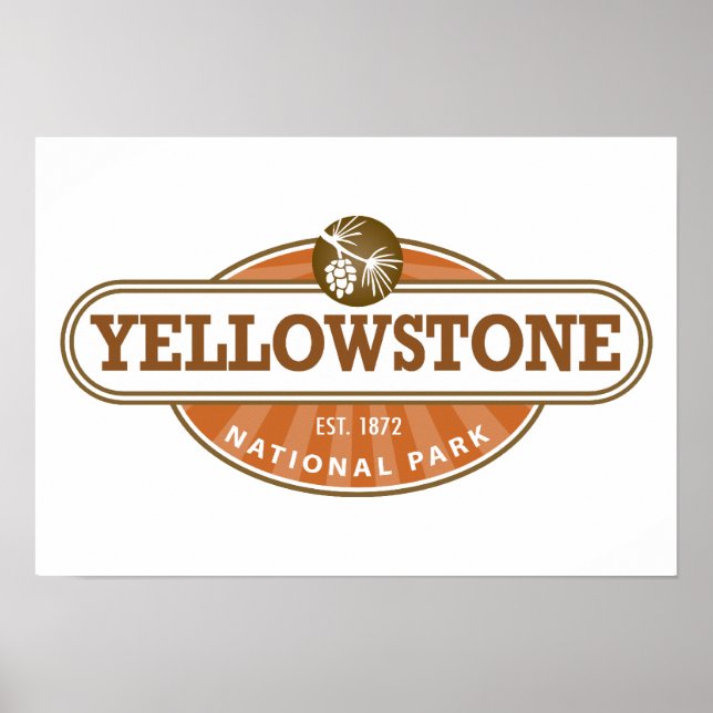 Yellowstone-Nationalpark Poster (Vorne)