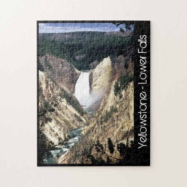 Yellowstone Nationalpark Puzzlespiel (Vertikal)