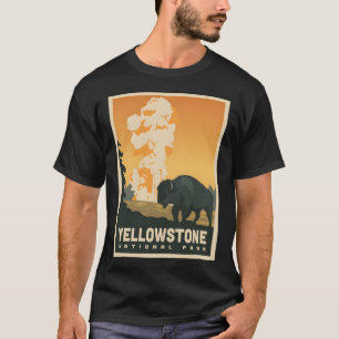 Yellowstone Nationalpark Reise T-Shirt