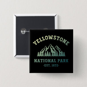 Yellowstone Nationalpark Rodelbahn Camping Button