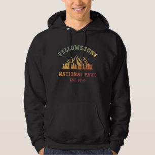 Yellowstone Nationalpark Rodelbahn Camping Hoodie