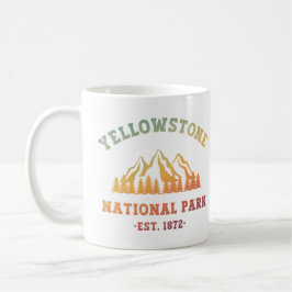 Yellowstone Nationalpark Rodelbahn Camping Kaffeetasse