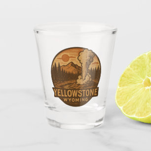 Yellowstone Nationalpark Showglas Schnapsglas