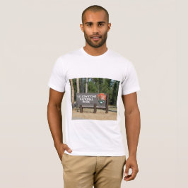 Yellowstone Nationalpark, signe, Wyoming, U.S. T-Shirt