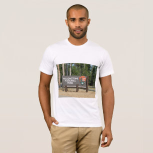 Yellowstone Nationalpark, signe, Wyoming, U.S. T-Shirt