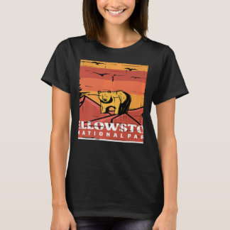 Yellowstone Nationalpark Souvenir Grizzlybär Wy T-Shirt