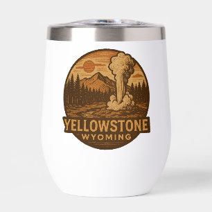 Yellowstone Nationalpark Stemless Wine Tumbler