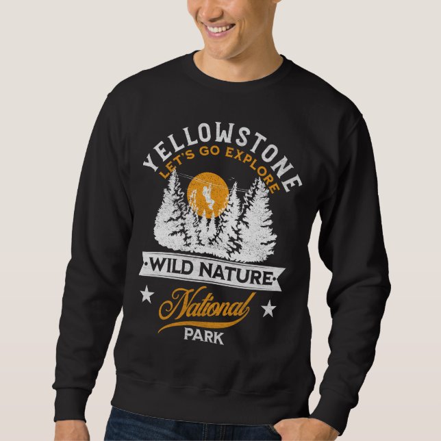 Yellowstone-Nationalpark Sweatshirt (Vorderseite)