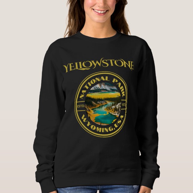 Yellowstone-Nationalpark Sweatshirt (Vorderseite)