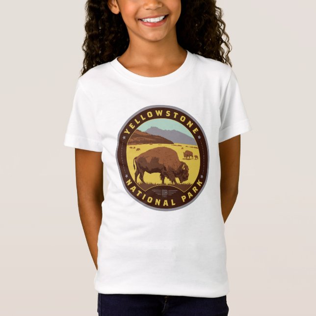 Yellowstone-Nationalpark T-Shirt (Vorderseite)