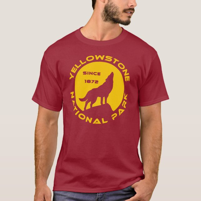Yellowstone Nationalpark T-Shirt (Vorderseite)