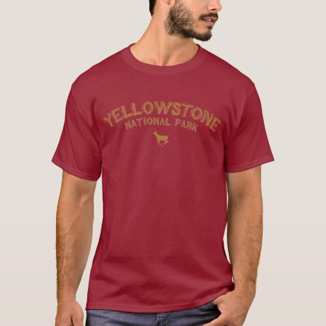 Yellowstone Nationalpark T-Shirt (Vorderseite)