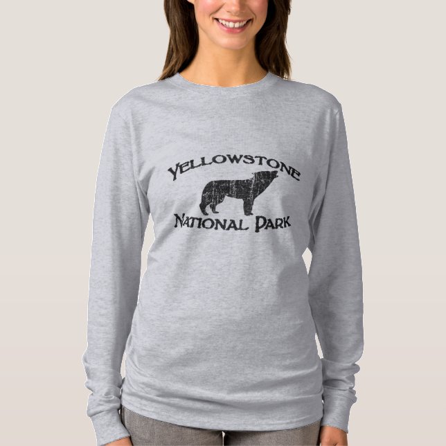Yellowstone Nationalpark T-Shirt (Vorderseite)