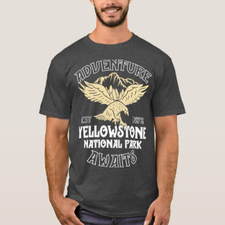 Yellowstone Nationalpark T Shirt Adventure erwarte