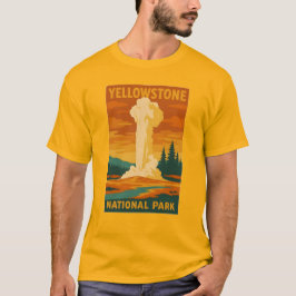 Yellowstone-Nationalpark-T-Shirt T-Shirt