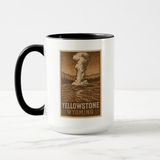 Yellowstone Nationalpark-Tasse Tasse (Links)