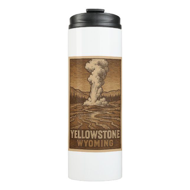 Yellowstone Nationalpark Thermal Tumbler Thermosbecher (Vorderseite)