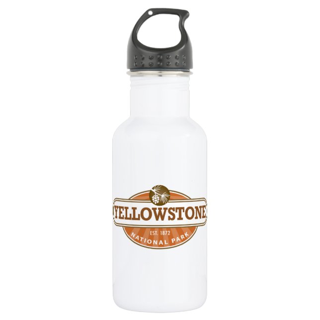 Yellowstone Nationalpark Trinkflasche (Vorderseite)