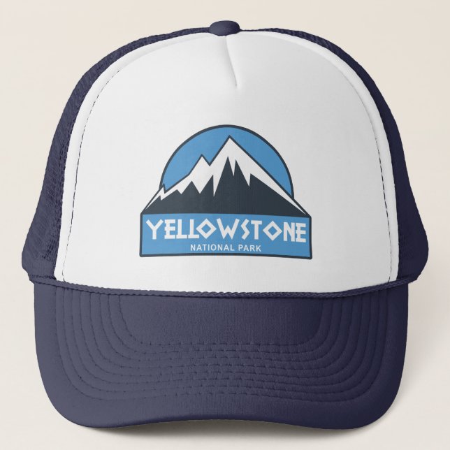 Yellowstone-Nationalpark Truckerkappe (Vorderseite)