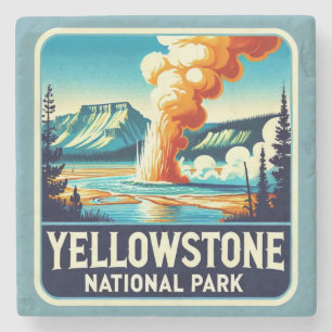 Yellowstone Nationalpark Untersetzer Stone