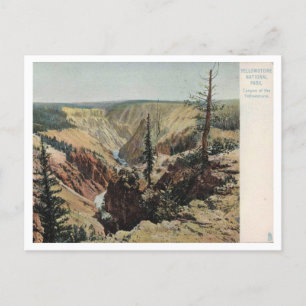 Yellowstone Nationalpark, Vintage Postkarte