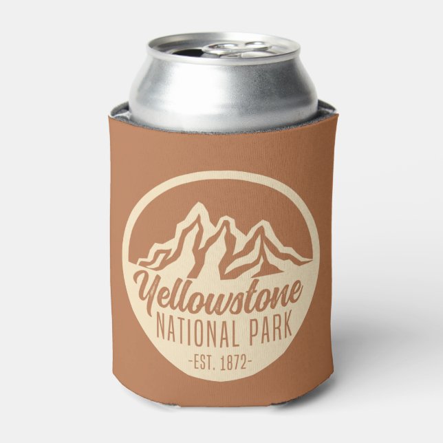 Yellowstone Nationalpark Wandern Camping Dosenkühler (Kanne Vorderseite)
