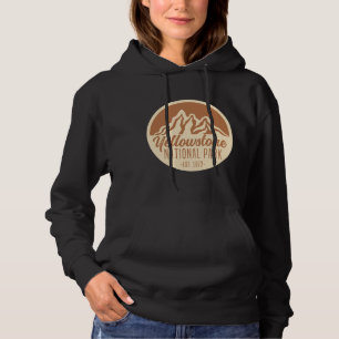 Yellowstone Nationalpark Wandern Camping Hoodie
