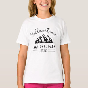 Yellowstone Nationalpark Wandern Camping T-Shirt