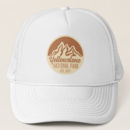 Yellowstone Nationalpark Wandern Camping Truckerkappe