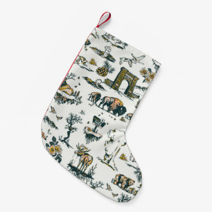 Yellowstone Nationalpark Wildlife Patches Kleiner Weihnachtsstrumpf