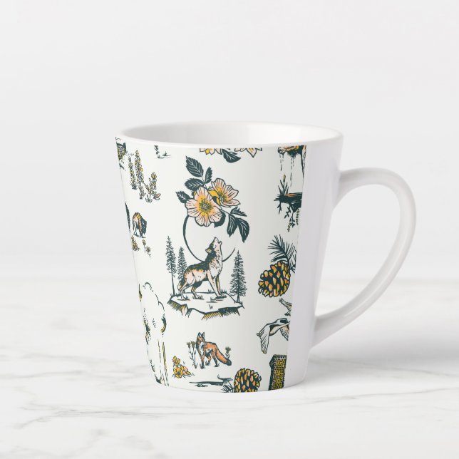 Yellowstone Nationalpark Wildlife Patches Milchtasse (Rechts)