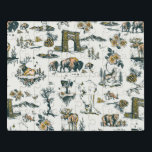 Yellowstone Nationalpark Wildlife Patches Puzzle<br><div class="desc">Design von The Whiskey Ginger.</div>