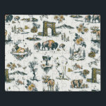 Yellowstone Nationalpark Wildlife Patches Puzzle<br><div class="desc">Design von The Whiskey Ginger.</div>