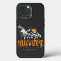 Yellowstone Nationalpark Wolf Berge Vintag
