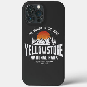Yellowstone Nationalpark Wolf Berge Vintag Case-Mate iPhone Hülle