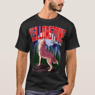 Yellowstone Nationalpark Wolf T-Shirt