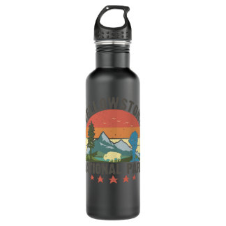 Yellowstone Nationalpark Wyoming Berge Landschaft Edelstahlflasche