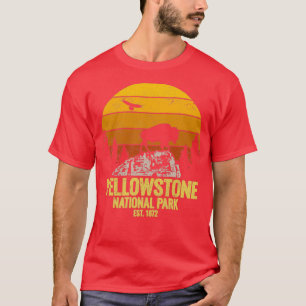 Yellowstone Nationalpark Wyoming Buffalo Bison Vi T-Shirt