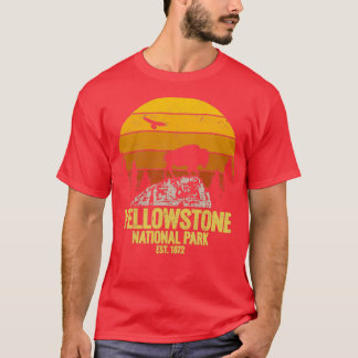 Yellowstone Nationalpark Wyoming Buffalo Bison Vi T-Shirt