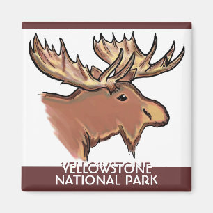 Yellowstone Nationalpark Wyoming-Elchmagnet Magnet