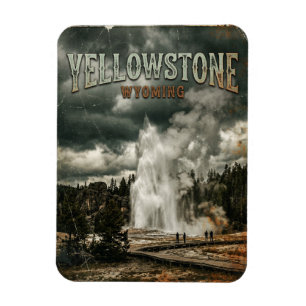 Yellowstone-Nationalpark Wyoming Magnet