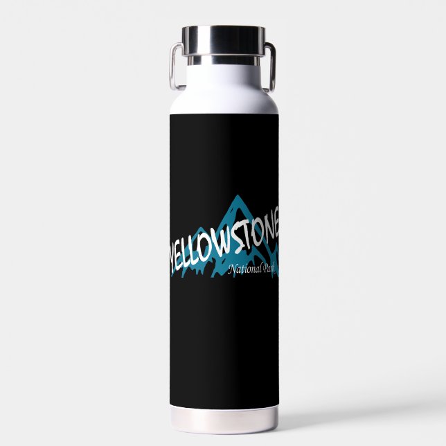 Yellowstone Nationalpark Wyoming Montana Trinkflasche (Vorne)