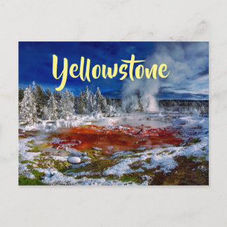 Yellowstone Nationalpark Wyoming Postkarte