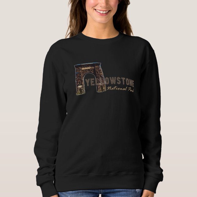 Yellowstone Nationalpark Wyoming Usa Entdecken Sie Sweatshirt (Vorderseite)